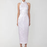 SAU LEE Jill Chinese Jacquard Pencil Dress - Ivory / 00