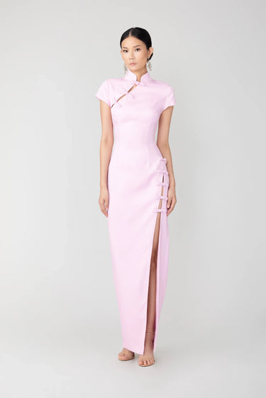 SAU LEE Isabella Maxi Dress - Pink / 00