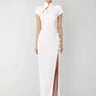 SAU LEE Isabella Maxi Dress - White / 00