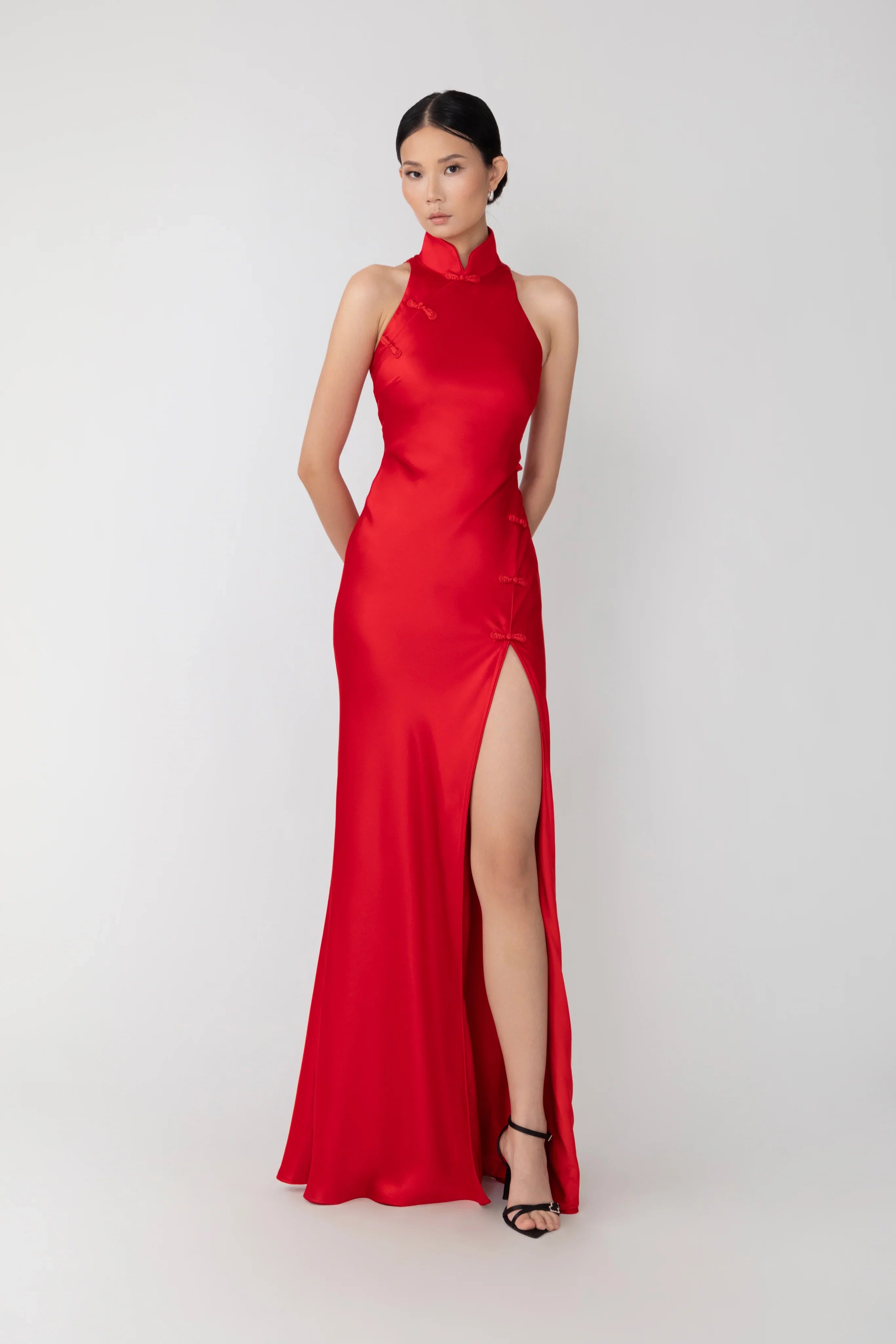 Phoebe Satin Gown SAU LEE Phoebe Satin Gown SAU LEE