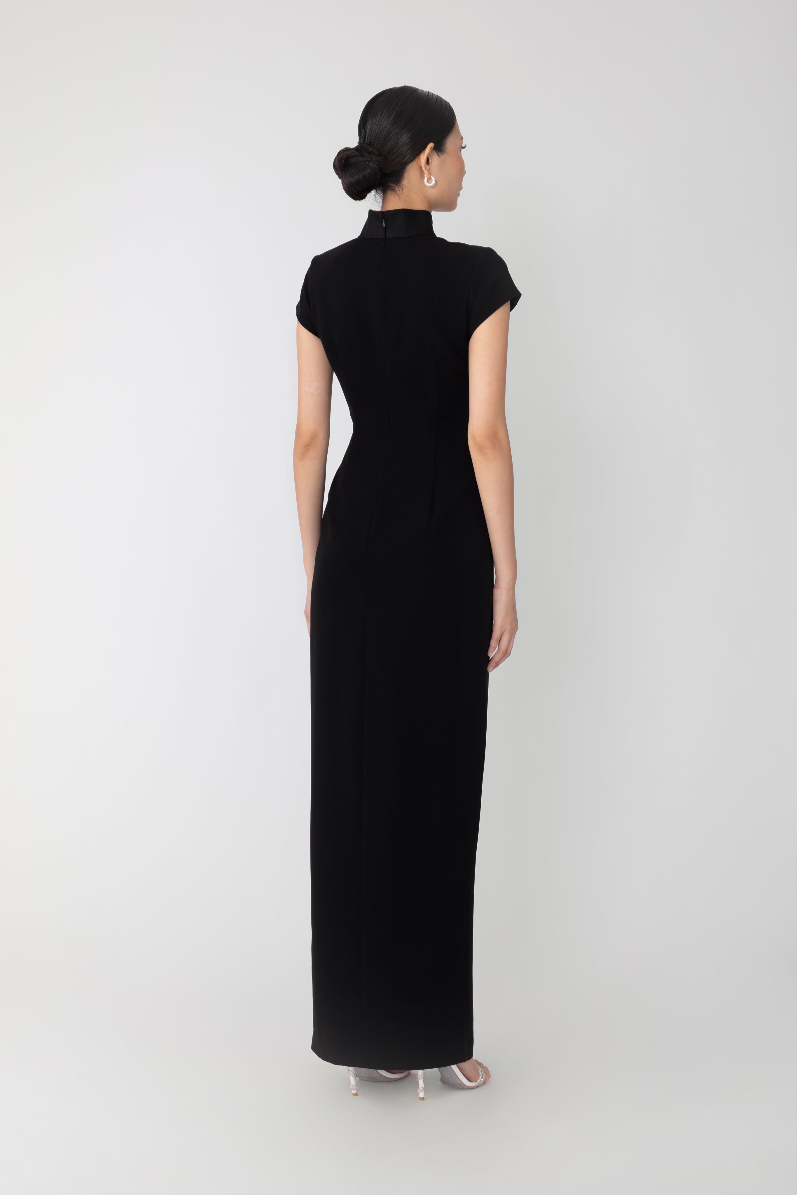 SAU LEE Isabella Maxi Dress - Black / 00