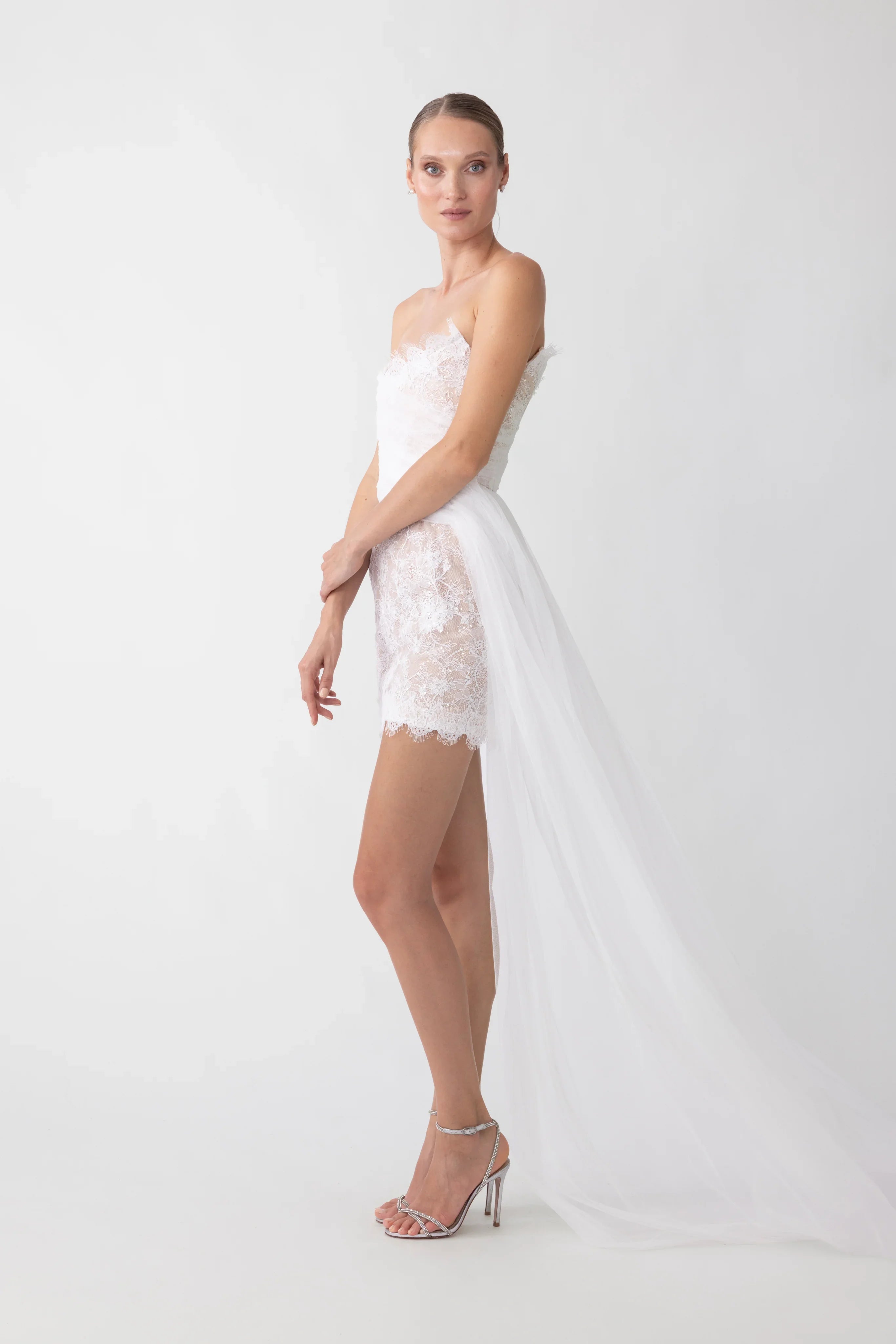 Sau Lee Reign Mini Dress - White Sau Lee Reign Mini Dress - White