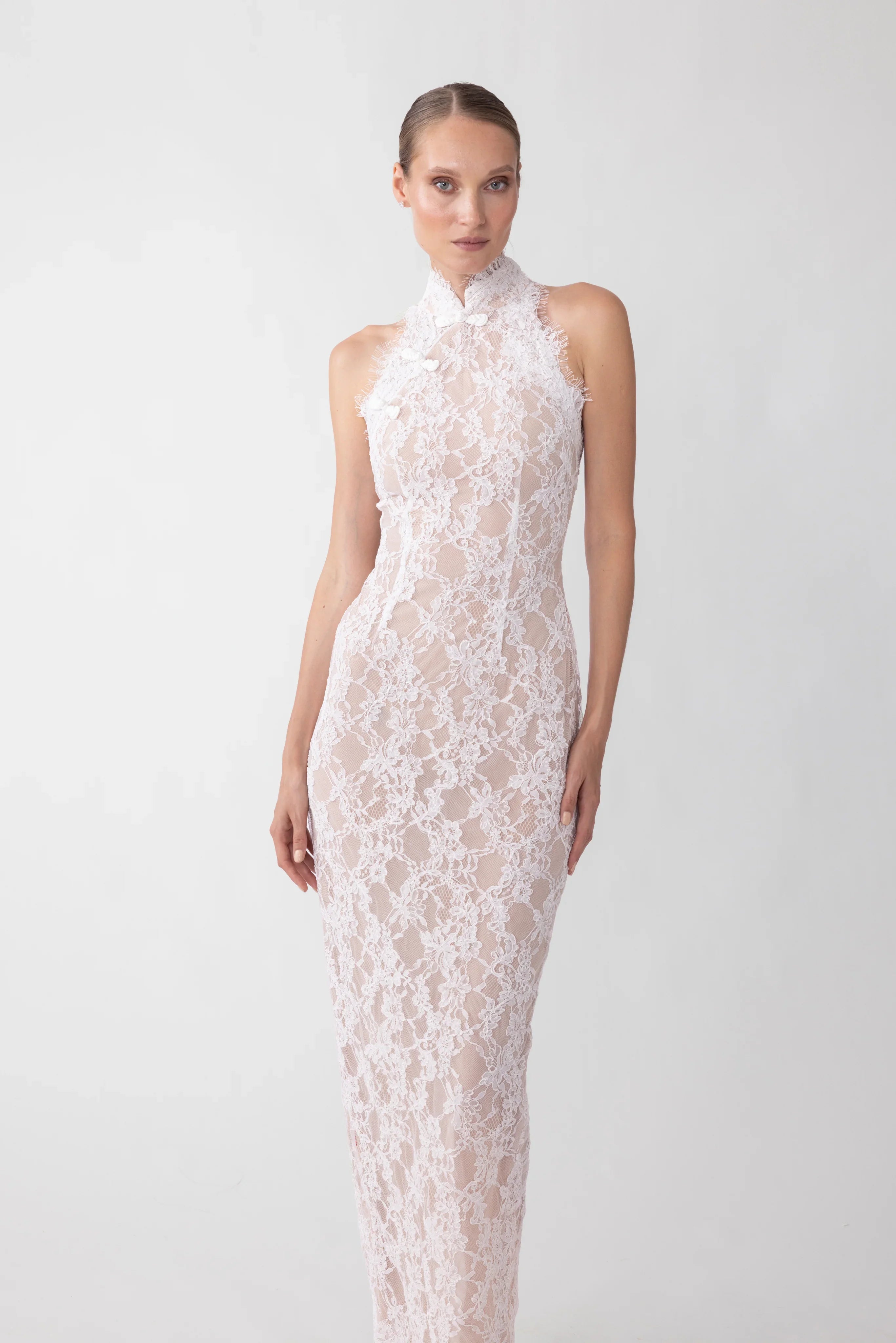 Rosana Lace Dress - White / 0 Rosana Lace Dress - White / 0