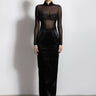 SAU LEE Po Gown - Black / 00