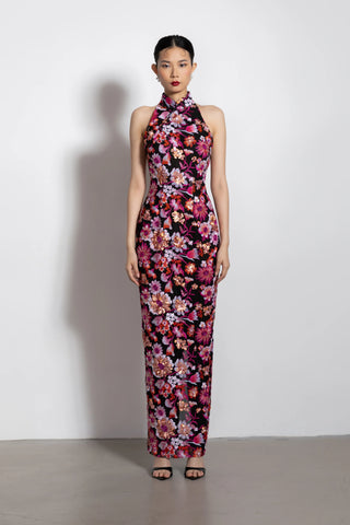 SAU LEE | Hwa Maxi Dress | Hwa Maxi Dress - Pink Multi / 00