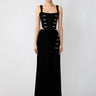 SAU LEE Venus Velvet Skirt - Black / 0