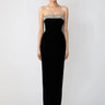 SAU LEE Venecia Velvet Gown - Black / 00