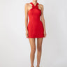 SAU LEE Elsie Mini Dress - Red / 0