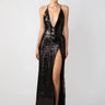 SAU LEE Onyx Gown - Black / 00