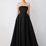 SAU LEE Jordan Jacquard Gown - Black / 00