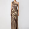 SAU LEE Zoey Dress - Brass / 0