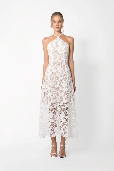 Rava Lace Midi Dress