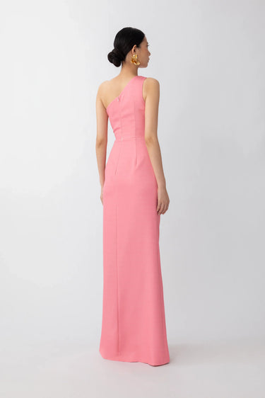 helene dress in pink sau lee SAU LEE Helene One-shoulder Dress, Blue Lavender / 0