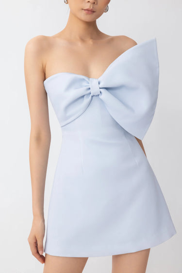 Sau Lee Elly Mini Dress, Pastel Blue / 12 Sau Lee Elly Mini Dress, Pastel Blue / 12