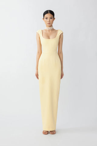 SAU LEE | Brooke Gown | Brooke Gown - Butter Yellow / 00