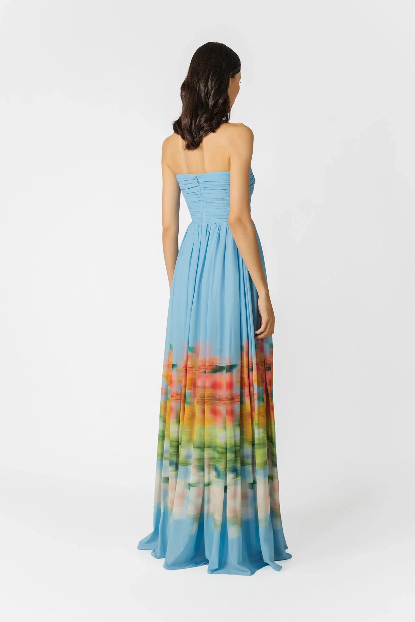SAU LEE Camille Dress - Blue Multi / 00