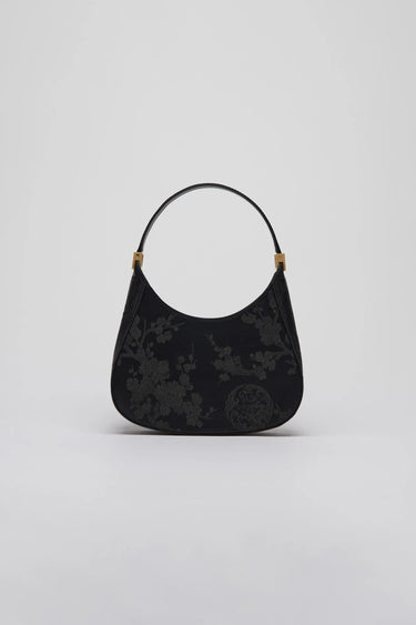 SAU LEE mini sau JACQUARD MINI BAG - Black