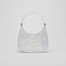 SAU LEE mini sau JACQUARD MINI BAG - White
