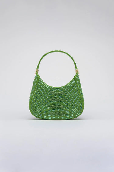 SAU LEE mini sau CRYSTAL MINI BAG - Apple Green