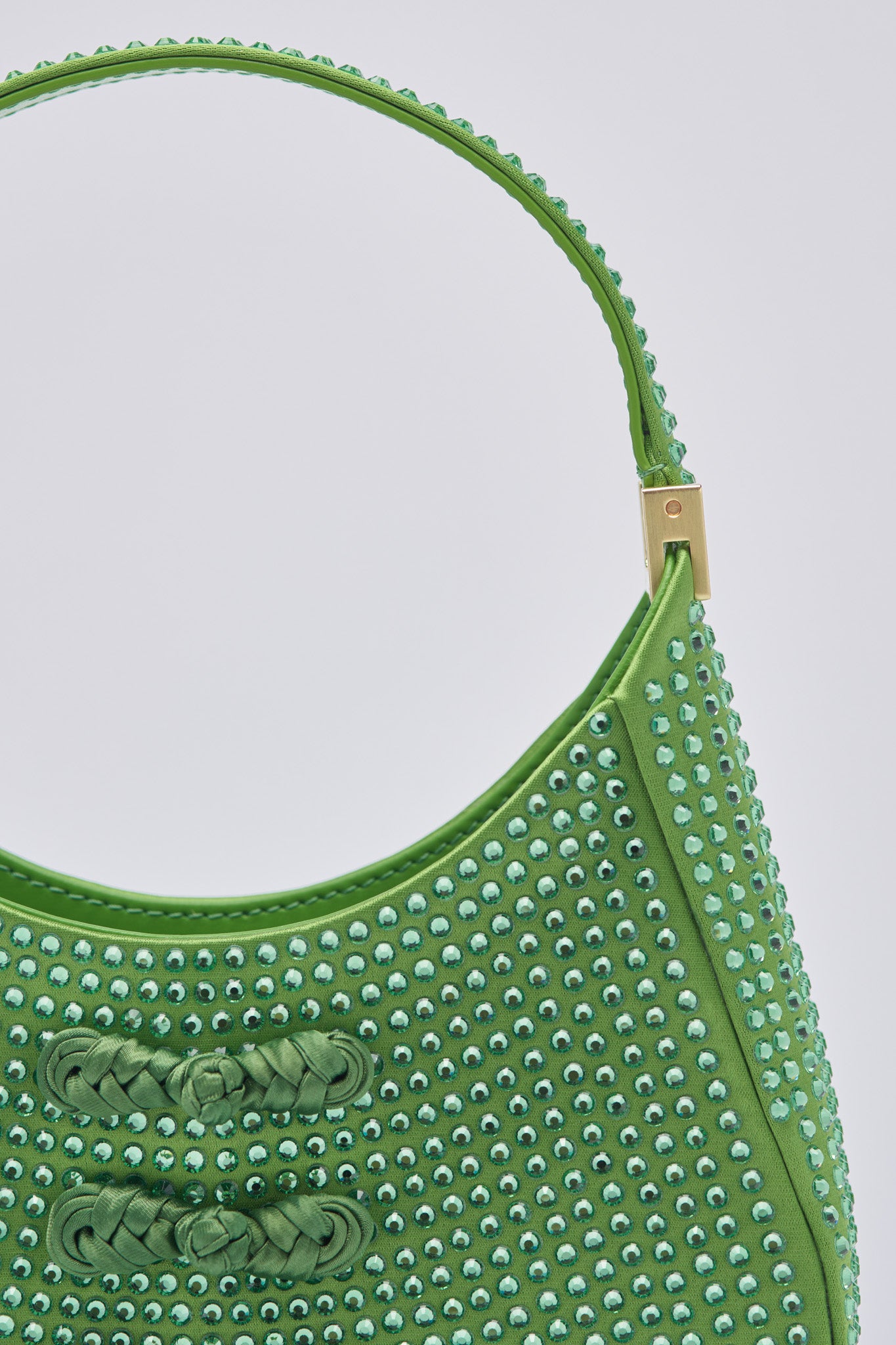 SAU LEE mini sau CRYSTAL MINI BAG - Apple Green