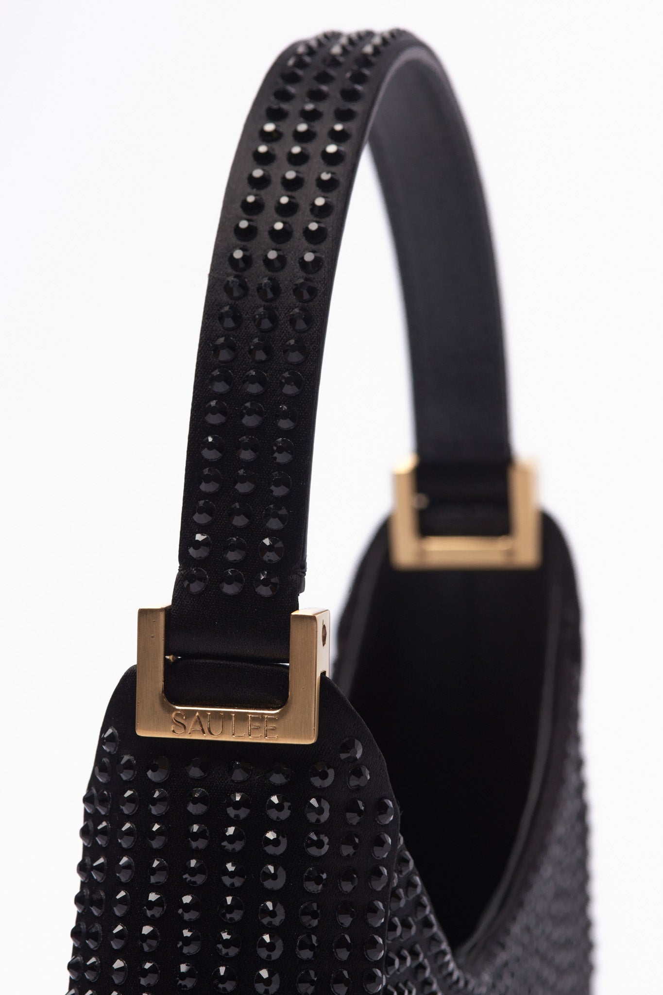 SAU LEE mini sau CRYSTAL MINI BAG - Black