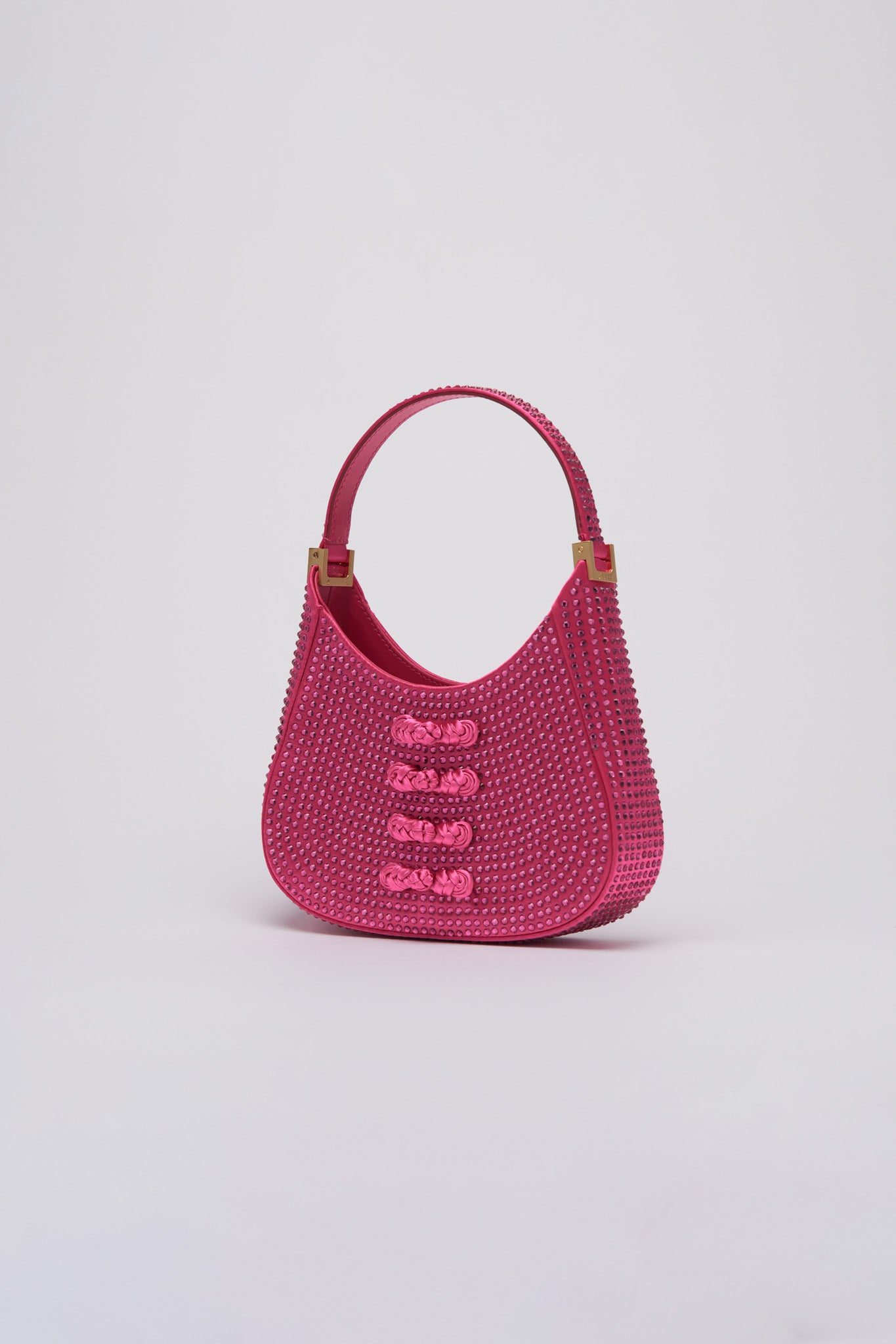 SAU LEE mini sau CRYSTAL MINI BAG - Fuchsia
