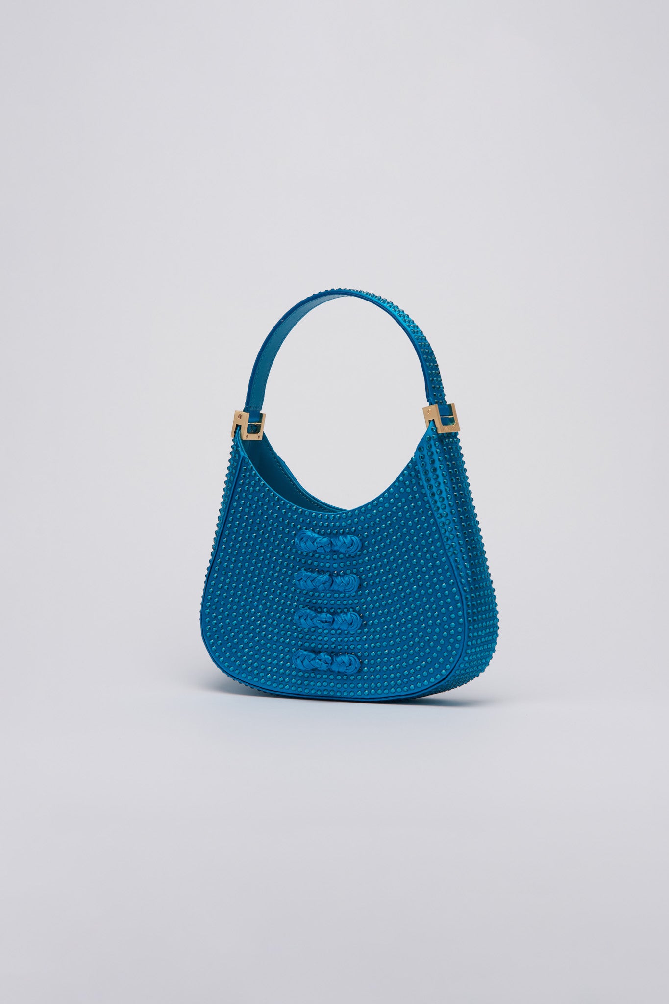 SAU LEE mini sau CRYSTAL MINI BAG - Peacock Blue