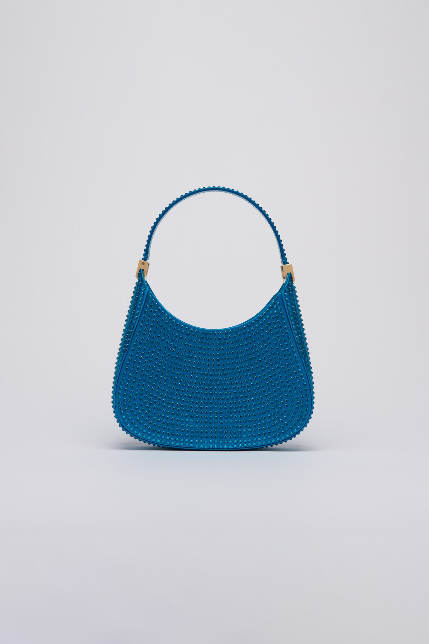 SAU LEE mini sau CRYSTAL MINI BAG - Peacock Blue