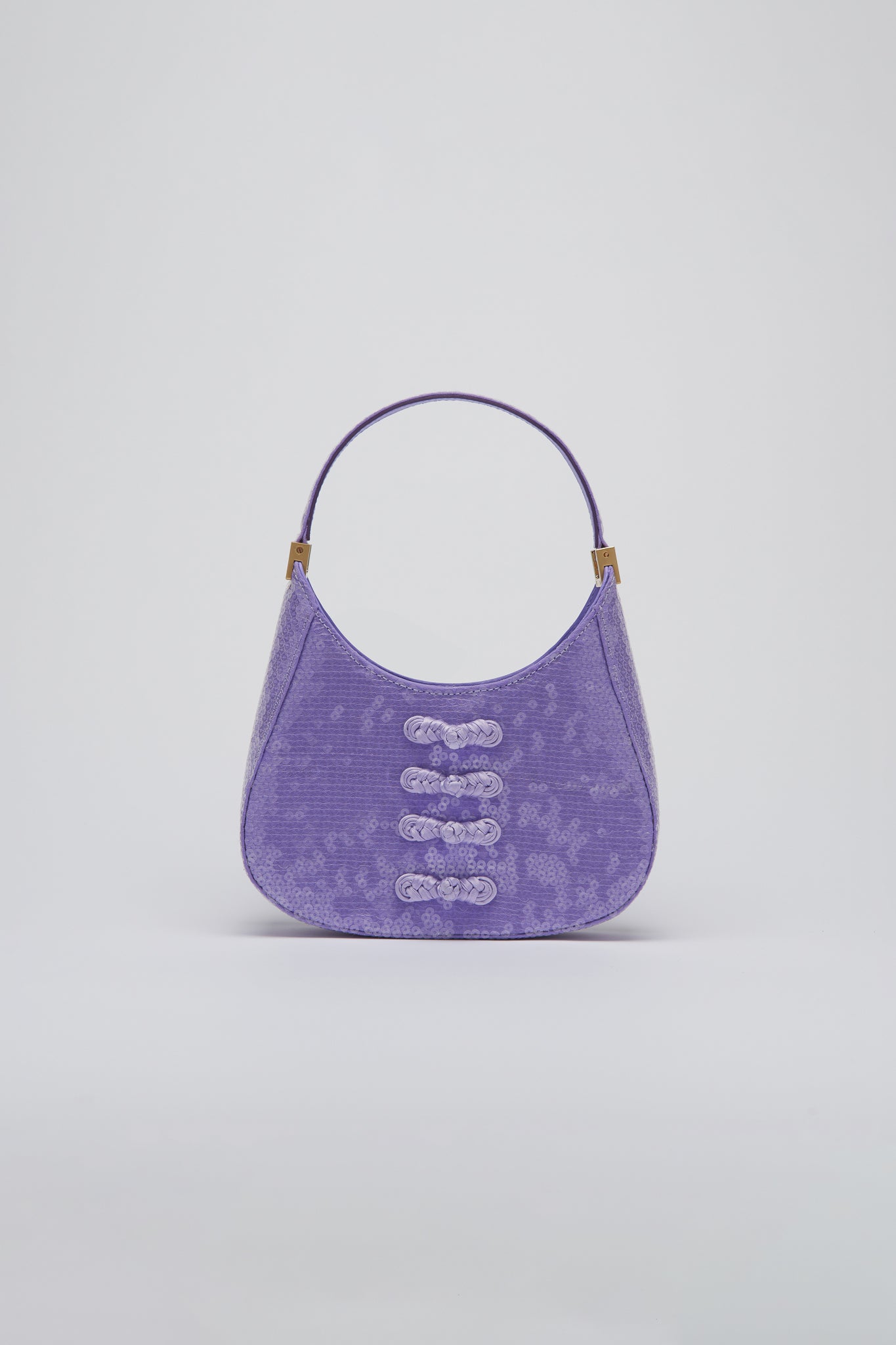 SAU LEE mini sau SEQUIN MINI BAG - Lavender