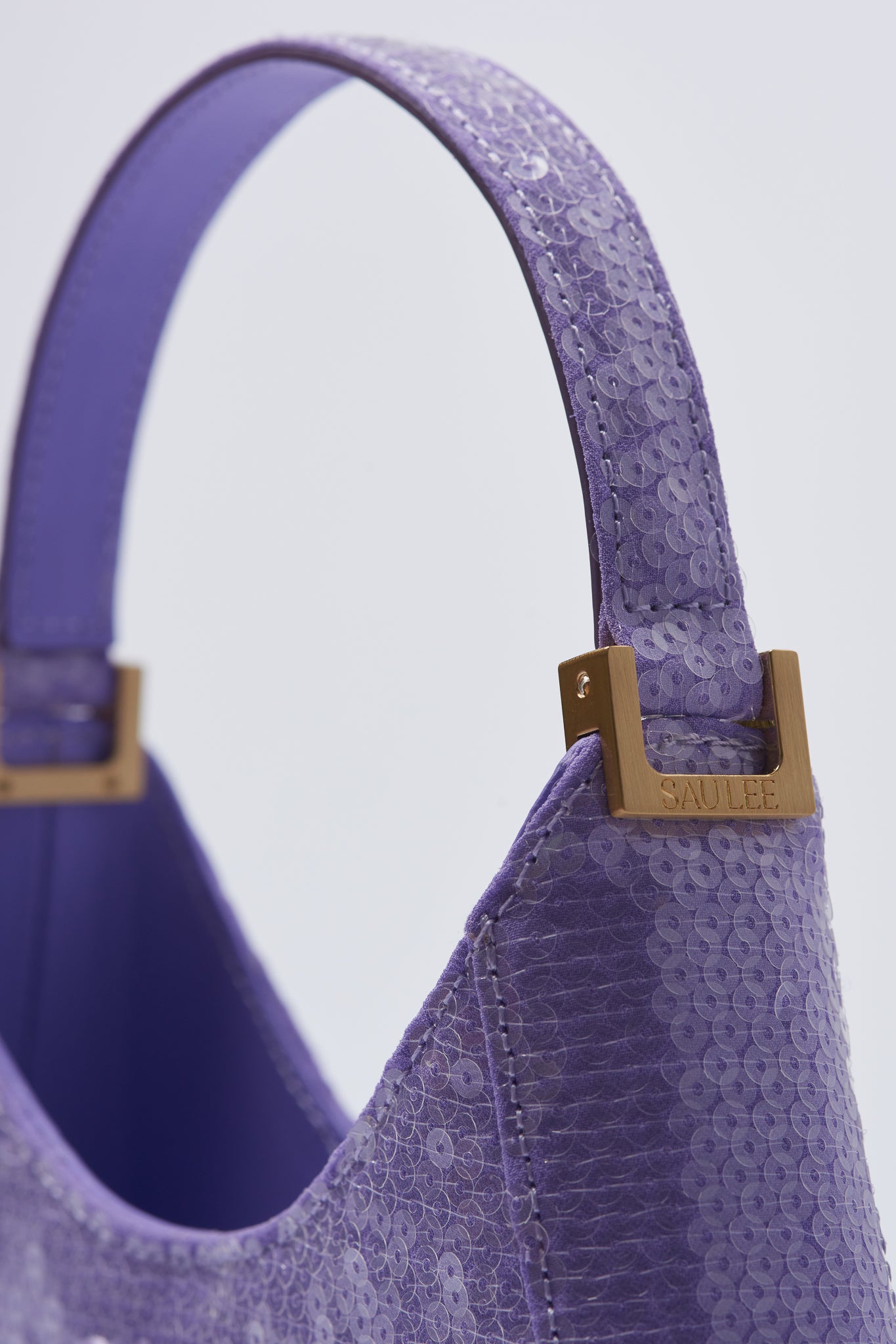 SAU LEE mini sau SEQUIN MINI BAG - Lavender