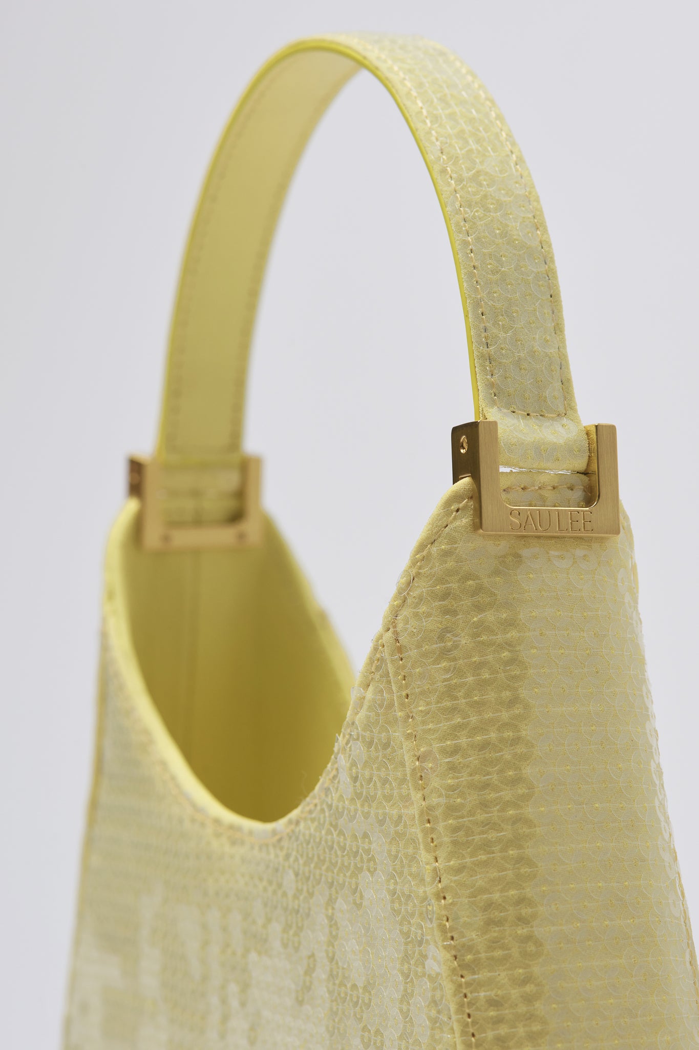 mini sau Sequin bag - SAU LEE #color_popcorn yellow