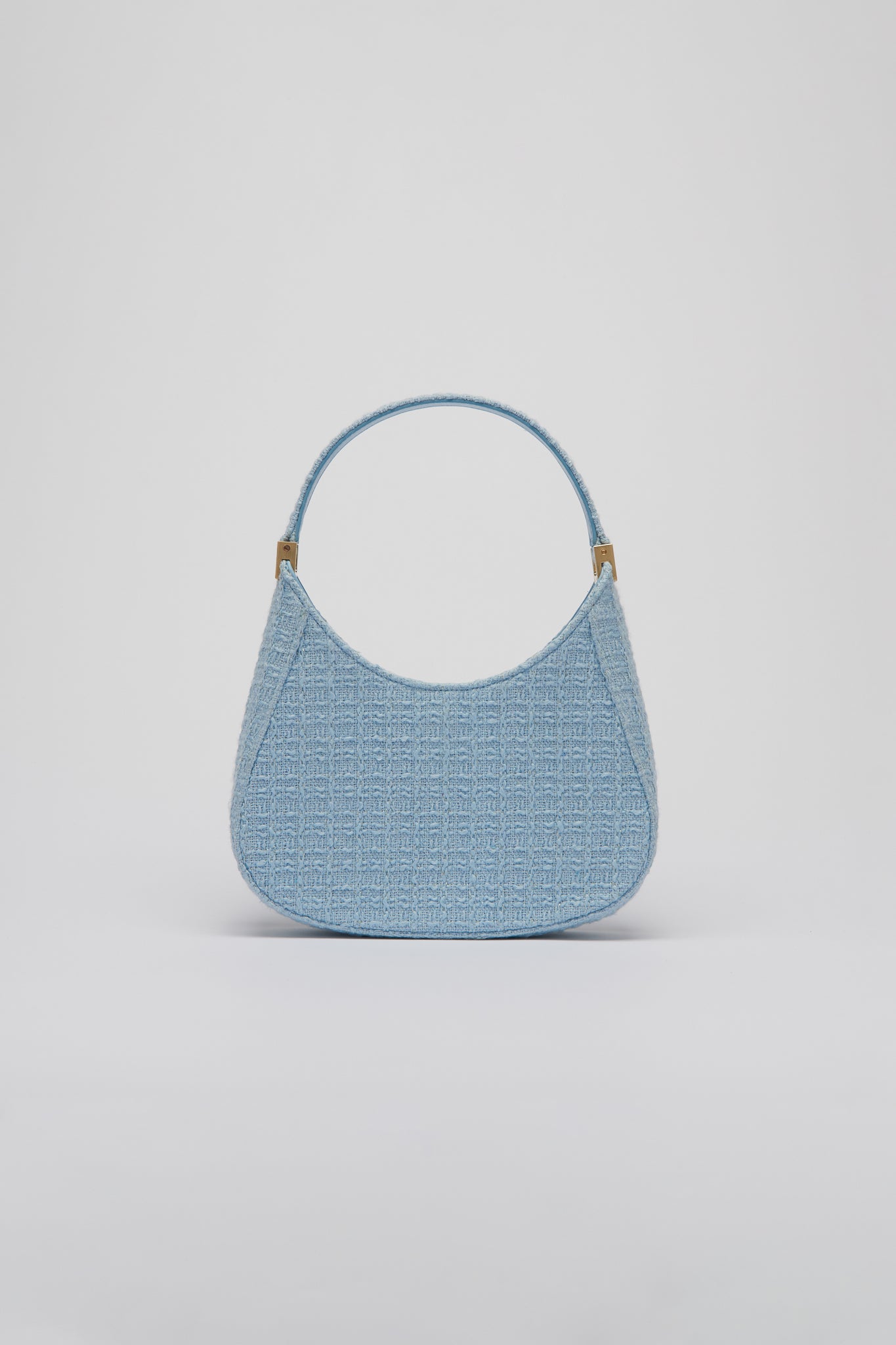 mini sau Tweed mini bag - SAU LEE #color_baby blue