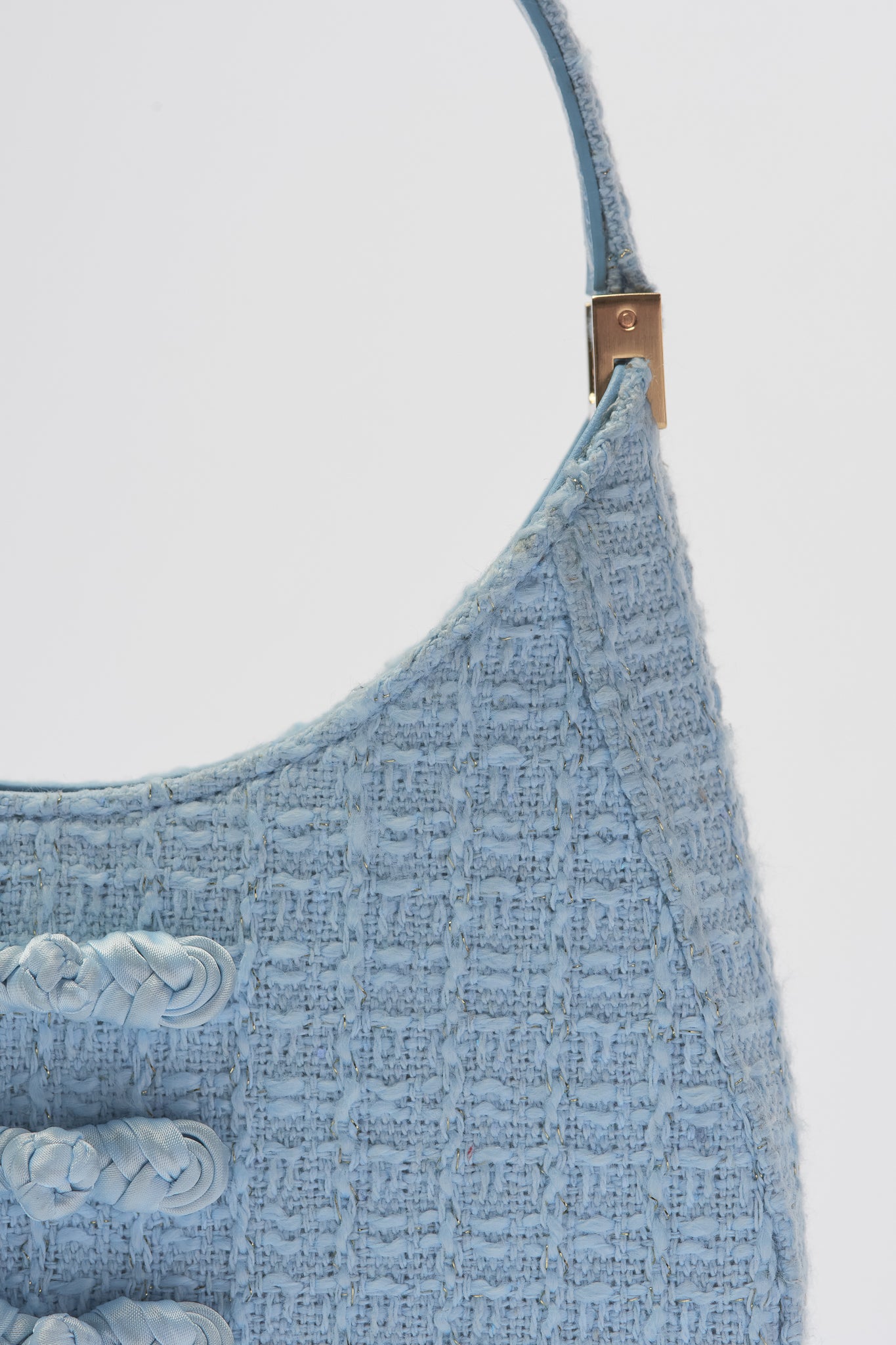 SAU LEE mini sau TWEED MINI BAG - Baby Blue