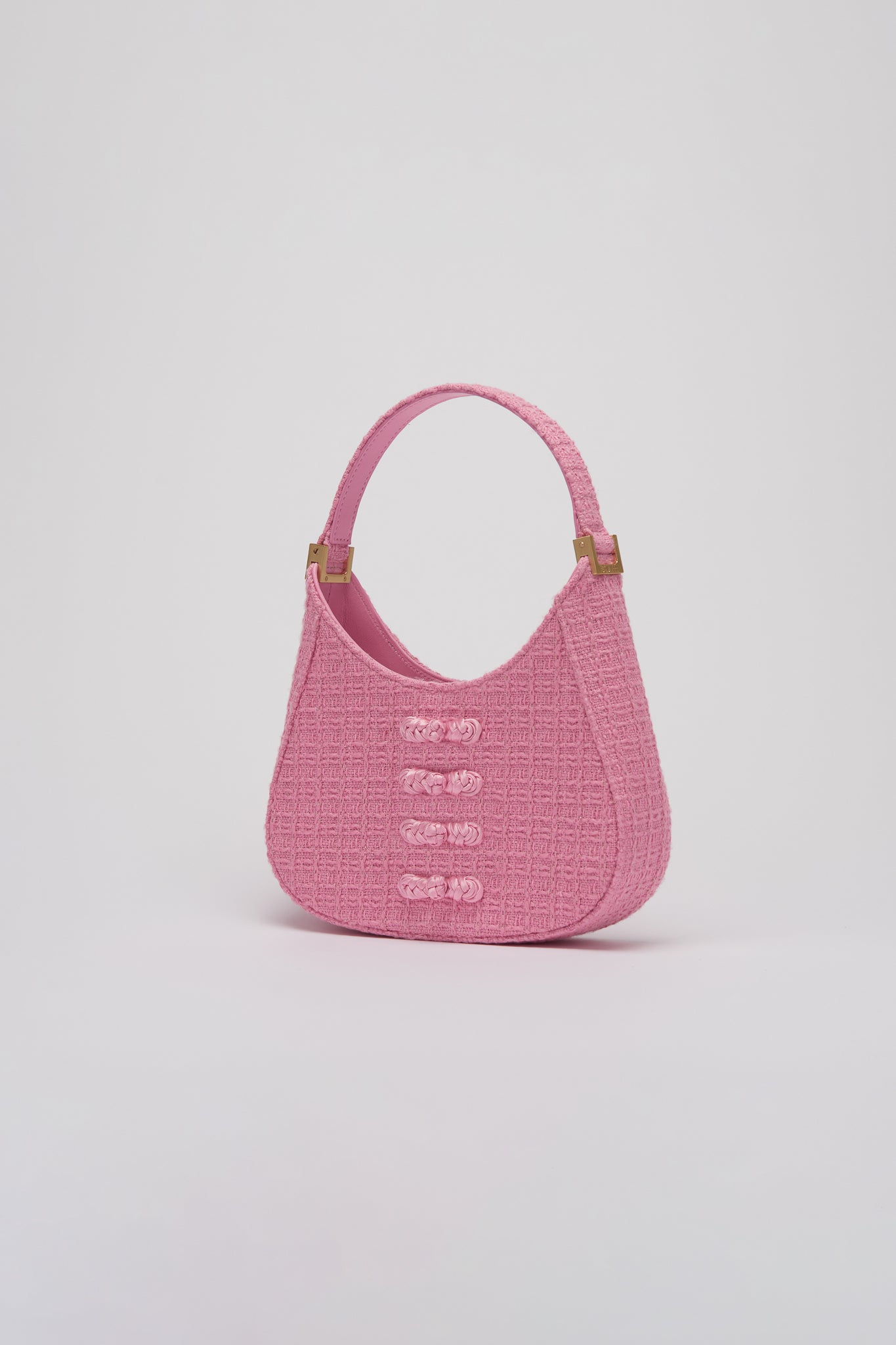 SAU LEE mini sau TWEED MINI BAG - Baby Pink