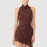 SAU LEE | Silba Lace Dress | Silba Lace Dress - Dark Walnut / 00