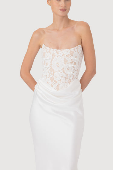 Sau Lee Blair Lace Dress in White - Size 2 Sau Lee Blair Lace Dress in White - Size 2
