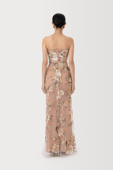 Pippa Strapless Maxi Dress – SAU LEE