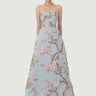 SAU LEE | Jordana Brocade Gown | Jordana Brocade Gown - Blue Ash / 00