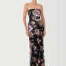 SAU LEE | Pippa Strapless Maxi Dress | Pippa Strapless Maxi Dress - Black Multi / 00