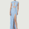 SAU LEE | Moira Lace Dress | Moira Lace Dress - Sky Blue / 00