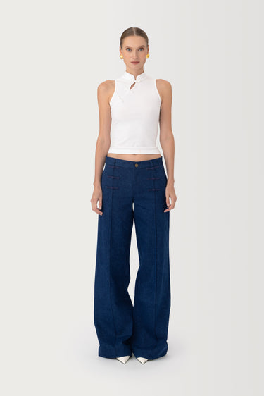 SAU LEE | Mason Denim Pant | Mason Denim Pant - Dark Denim / 00