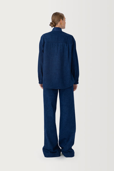 SAU LEE | Enzo Shirt Jacket | Enzo Shirt Jacket - Dark Denim / 00