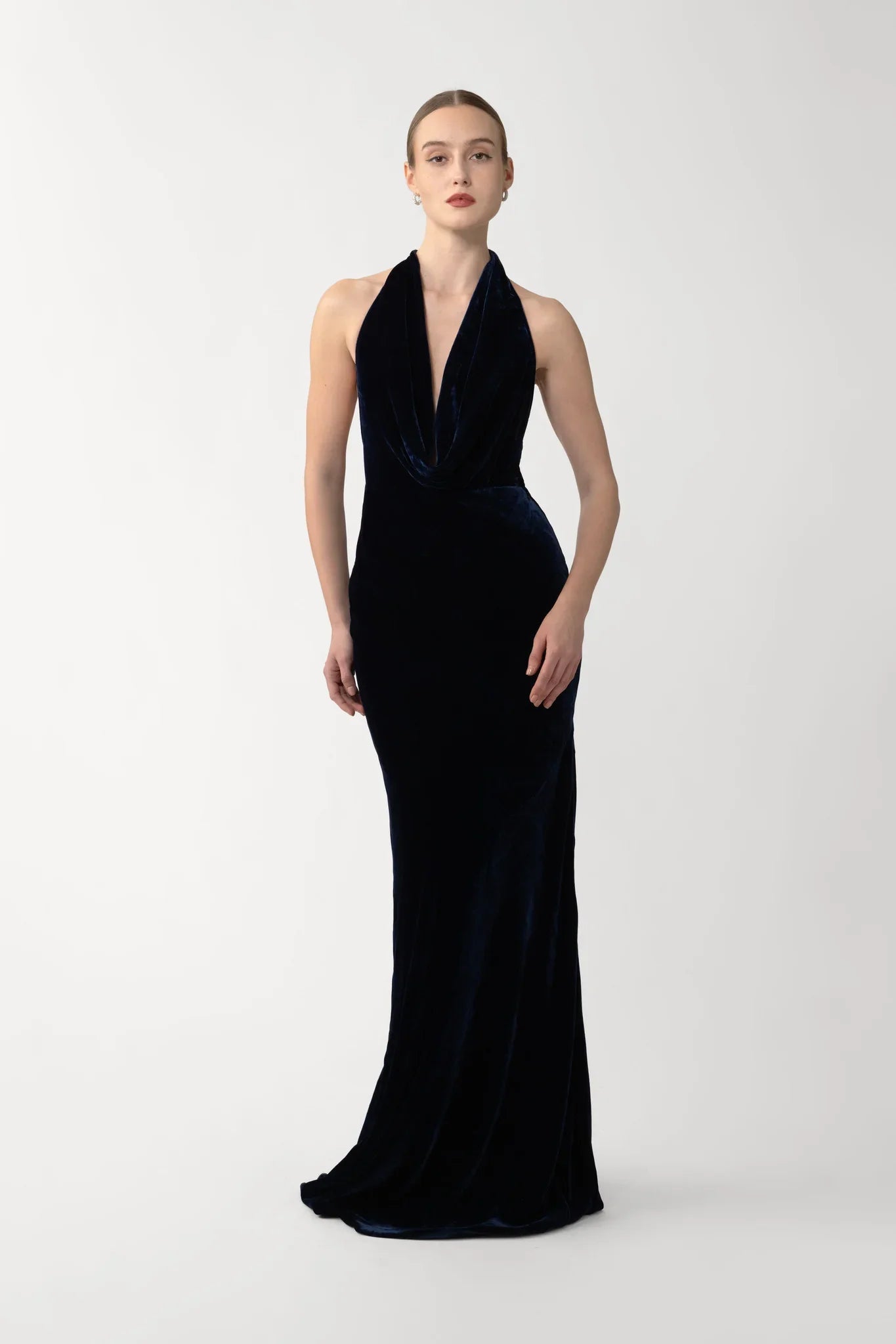 Pearl Velvet Gown