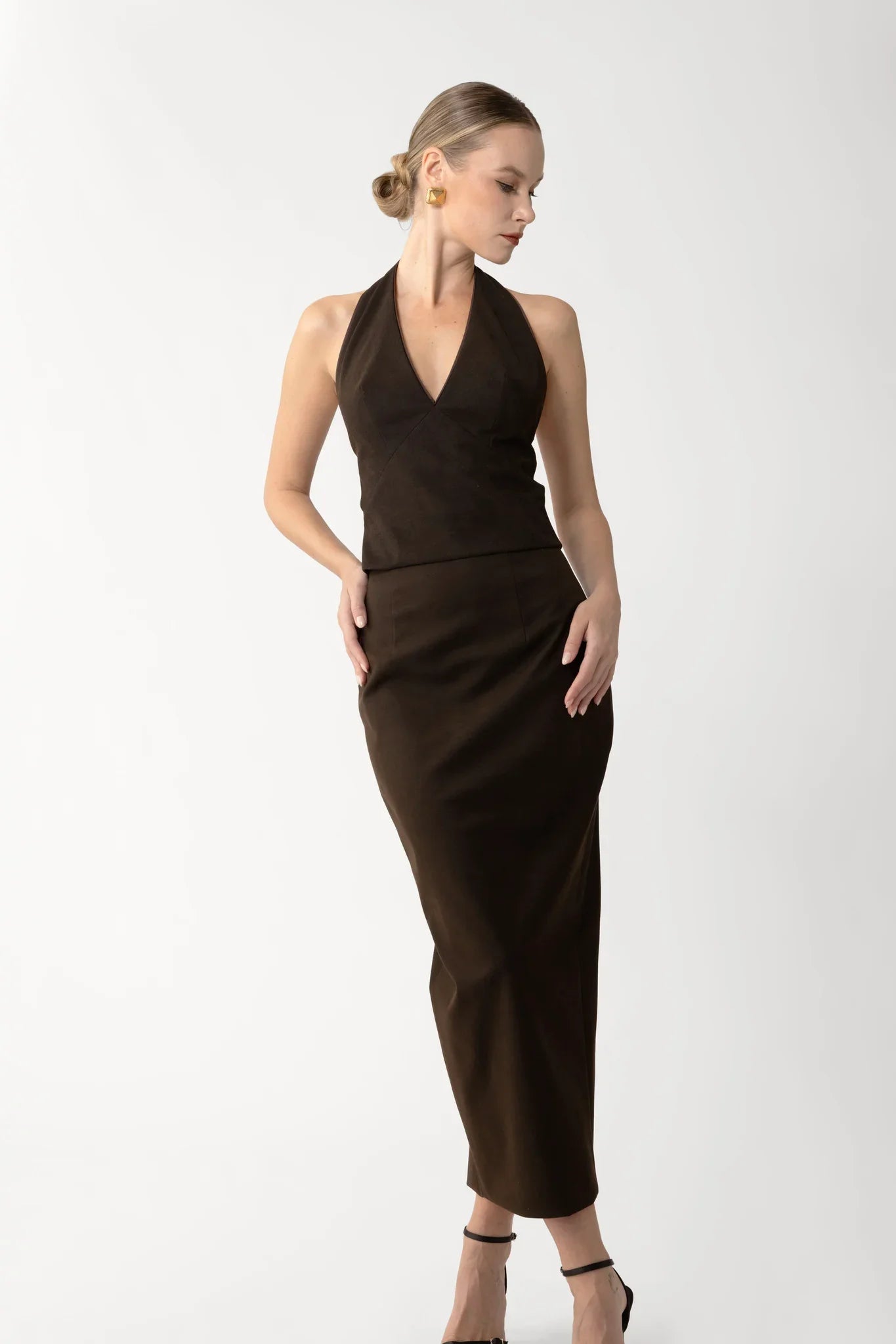 Nomi Suede Top
