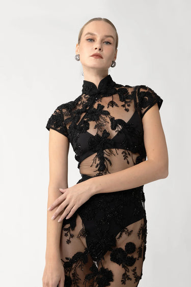 charlize midi dress Santorelli Charlize Long Sleeve Fit & Flare Midi Dress