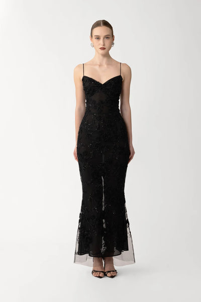 SAU LEE Sammie Dress, Black