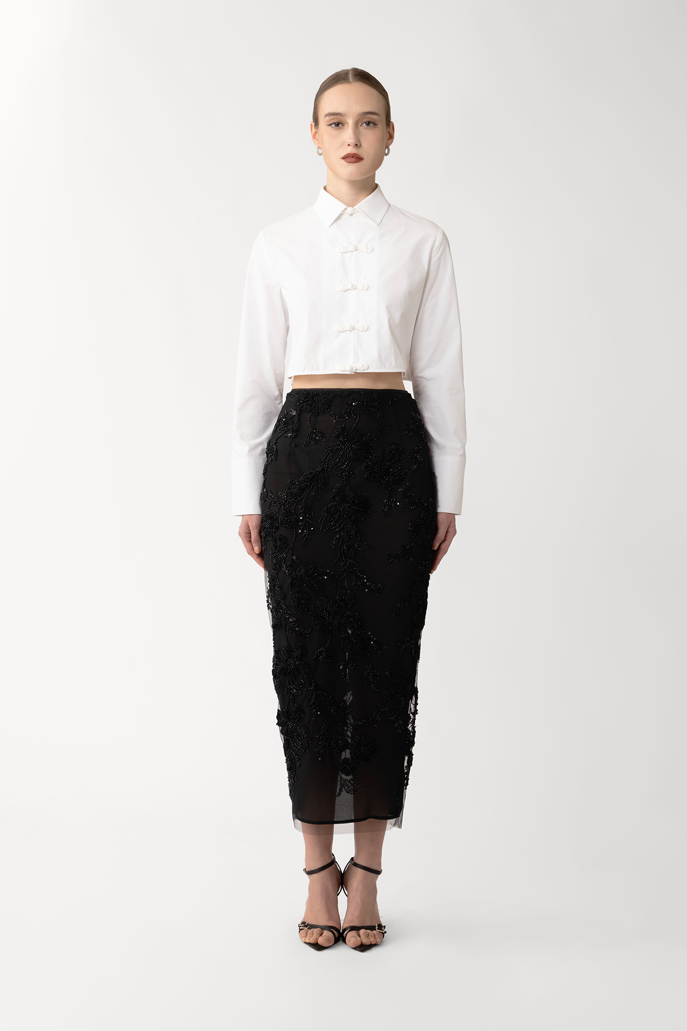Skye Sheer Skirt – SAU LEE Skye Sheer Skirt – SAU LEE