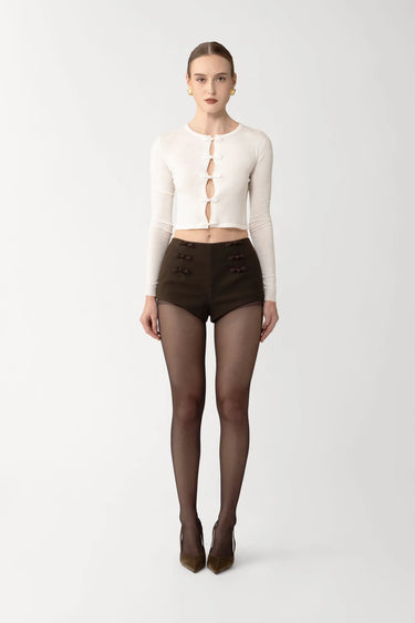 Niki Suede Shorts