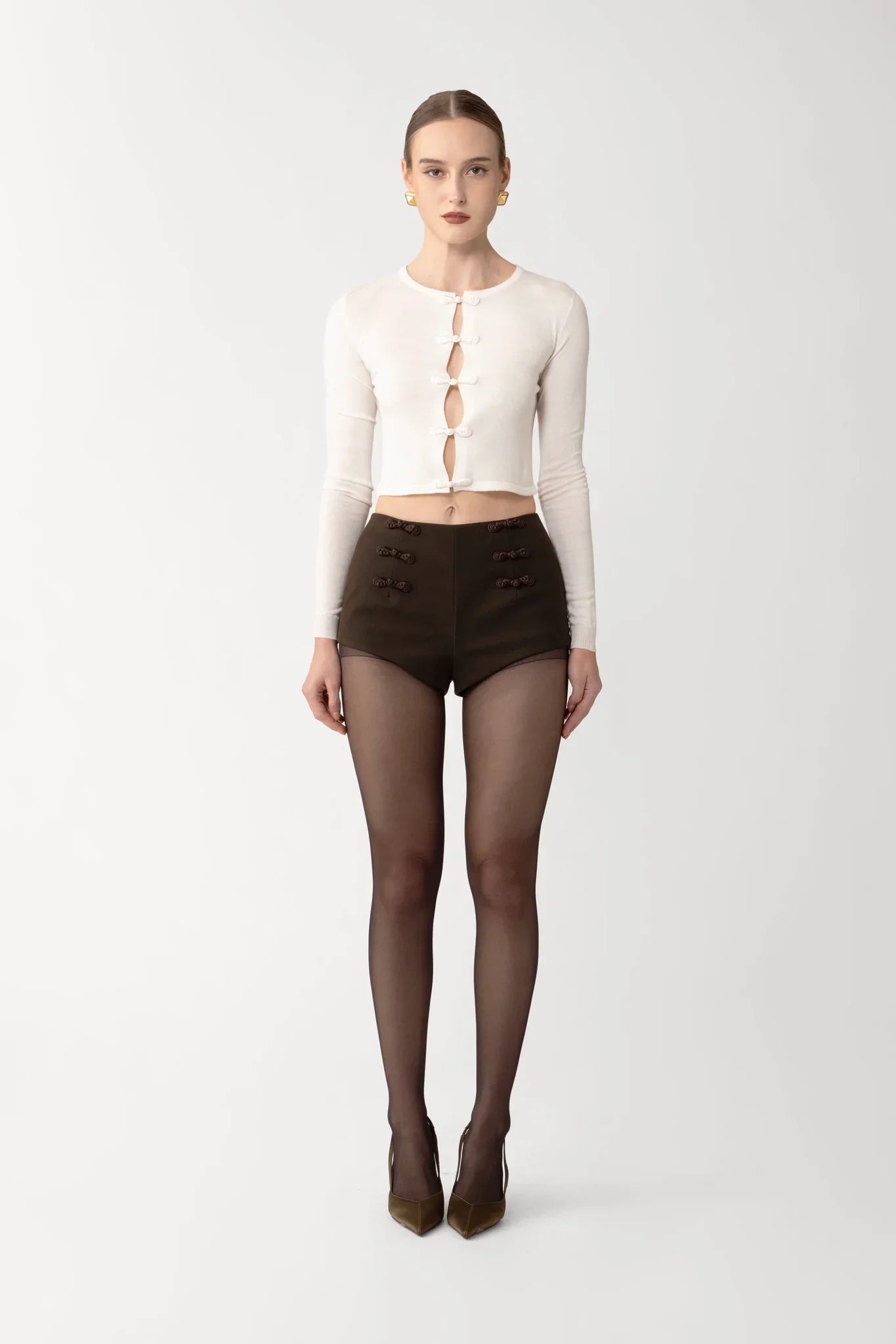 Niki Suede Shorts