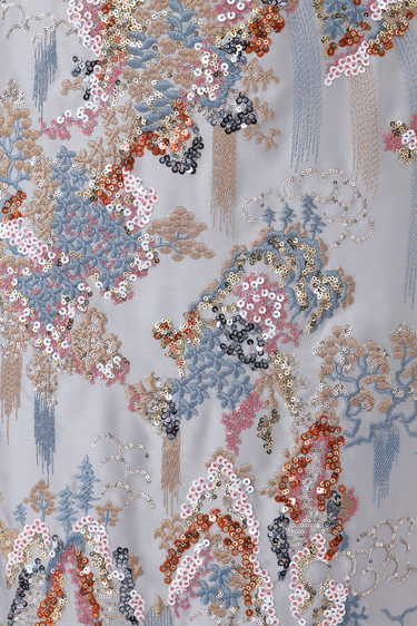 SAU LEE | Ilsa Gown | Ilsa Gown - Blue Ash / 00